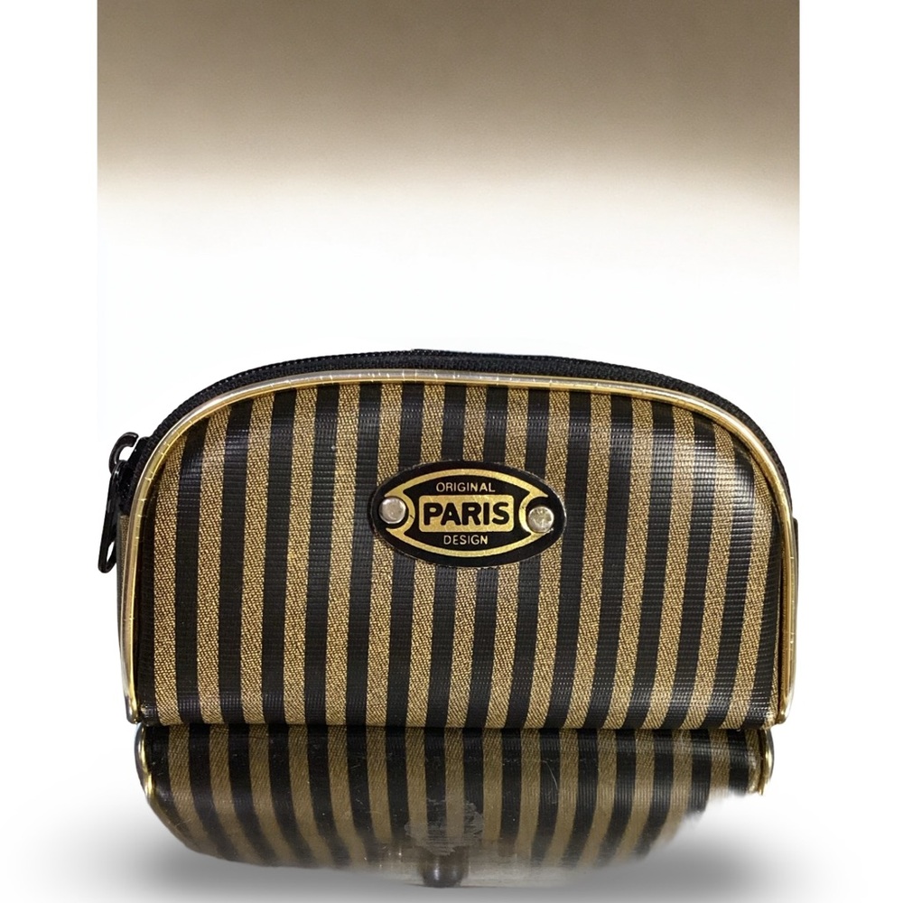 Vintage Original Paris Design Coin Pouch Small Cosmetic Bag
